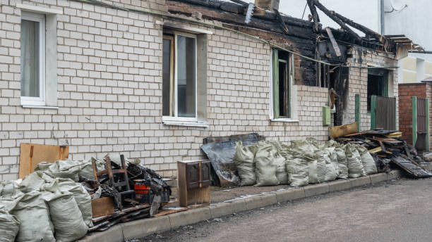 Professional Fire Damage Removal technician working in Goodhue, MN